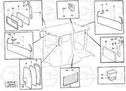 14445 Interior components and rear-wiew mirrors EL70 VOLVO BM VOLVO BM EL70, Volvo Construction Equipment