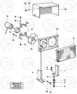 41760 Condenser divice air-condition EL70 VOLVO BM VOLVO BM EL70, Volvo Construction Equipment