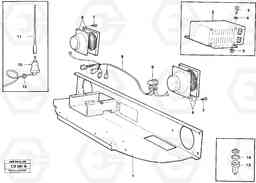 103174 Radio panel EL70 VOLVO BM VOLVO BM EL70, Volvo Construction Equipment