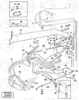 40131 Hydraulic and servo system. Feed system EL70 VOLVO BM VOLVO BM EL70, Volvo Construction Equipment