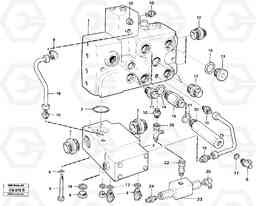 97738 Valve, circuit body and return valve EL70 VOLVO BM VOLVO BM EL70, Volvo Construction Equipment