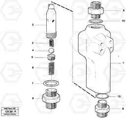 25631 Jetisoning valve EL70 VOLVO BM VOLVO BM EL70, Volvo Construction Equipment