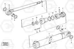 59059 Hydraulic cylinder lifting EL70 VOLVO BM VOLVO BM EL70, Volvo Construction Equipment