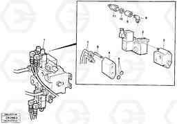 10649 Hydraulic valve loader unit EL70 VOLVO BM VOLVO BM EL70, Volvo Construction Equipment