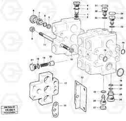 64425 Loader unit valve EL70 VOLVO BM VOLVO BM EL70, Volvo Construction Equipment