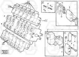 9945 Hydraulic valve excavator unit EL70 VOLVO BM VOLVO BM EL70, Volvo Construction Equipment