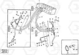 52758 Hydraulic system, stabiliser legs EL70 VOLVO BM VOLVO BM EL70, Volvo Construction Equipment