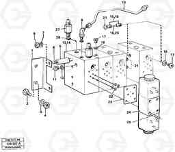 23712 Valve and solenoid for extra functions EL70 VOLVO BM VOLVO BM EL70, Volvo Construction Equipment