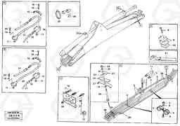 26998 Hydraulic system, excavator beam EL70 VOLVO BM VOLVO BM EL70, Volvo Construction Equipment