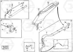 21141 Hydraulic system dipper arm EL70 VOLVO BM VOLVO BM EL70, Volvo Construction Equipment