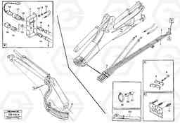 27867 Hydraulic system dipper arm EL70 VOLVO BM VOLVO BM EL70, Volvo Construction Equipment