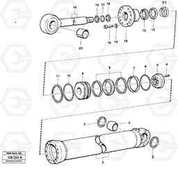 70151 Boom cylinder EL70 VOLVO BM VOLVO BM EL70, Volvo Construction Equipment