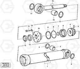 49399 Side-angling cylinder EL70 VOLVO BM VOLVO BM EL70, Volvo Construction Equipment