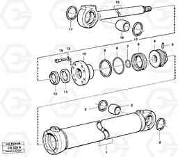 49400 Bucket cylinder EL70 VOLVO BM VOLVO BM EL70, Volvo Construction Equipment