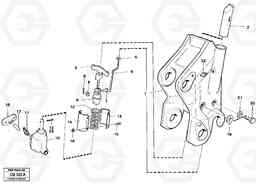 11526 Tool bar - option EL70 VOLVO BM VOLVO BM EL70, Volvo Construction Equipment