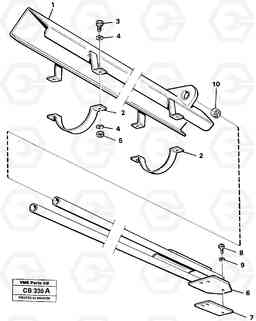 26185 Bucket cylinder protection EL70 VOLVO BM VOLVO BM EL70, Volvo Construction Equipment