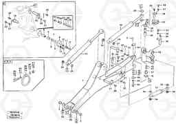 37640 Excavator beam, with deflection EL70 VOLVO BM VOLVO BM EL70, Volvo Construction Equipment