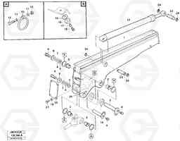 37643 Excavator arm extending inner arm EL70 VOLVO BM VOLVO BM EL70, Volvo Construction Equipment