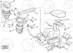 43800 Lever mounting el.hydraulservo system EL70 VOLVO BM VOLVO BM EL70, Volvo Construction Equipment