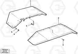 26256 Mud guards EL70 VOLVO BM VOLVO BM EL70, Volvo Construction Equipment