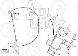 30940 Transport lock, boom - loader unit EL70 VOLVO BM VOLVO BM EL70, Volvo Construction Equipment