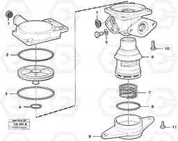 54075 Brake valve EL70 VOLVO BM VOLVO BM EL70, Volvo Construction Equipment