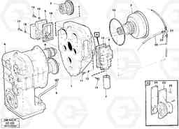 71619 Hydraulic transmission with fitting parts EL70C VOLVO BM VOLVO BM EL70C, Volvo Construction Equipment