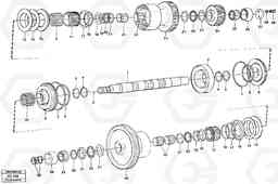 14704 Hydraulic clutch 1:st and 2:nd speeds EL70C VOLVO BM VOLVO BM EL70C, Volvo Construction Equipment