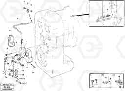 7329 Gear with differential lock operation, H-l gear EL70C VOLVO BM VOLVO BM EL70C, Volvo Construction Equipment