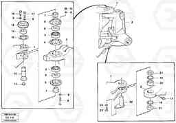 56036 Slewing post and swing bearing EL70C VOLVO BM VOLVO BM EL70C, Volvo Construction Equipment