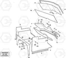 65890 Cover plates hydraulic-oil tank EL70C VOLVO BM VOLVO BM EL70C, Volvo Construction Equipment