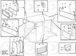 14457 Interior components and rear-wiew mirrors EL70C VOLVO BM VOLVO BM EL70C, Volvo Construction Equipment