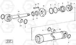 49401 Hydraulic cylinder, oscillating link EL70C VOLVO BM VOLVO BM EL70C, Volvo Construction Equipment