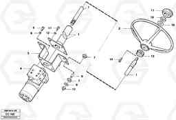 25787 Steering column with fitting parts EL70C VOLVO BM VOLVO BM EL70C, Volvo Construction Equipment