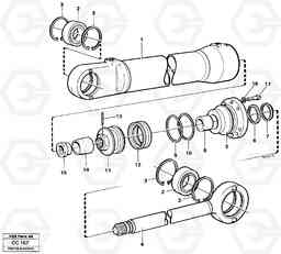 52866 Hydraulic cylinder EL70C VOLVO BM VOLVO BM EL70C, Volvo Construction Equipment