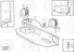 103194 Radio panel EL70C VOLVO BM VOLVO BM EL70C, Volvo Construction Equipment