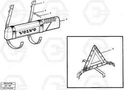 14585 Warning triangle EL70C VOLVO BM VOLVO BM EL70C, Volvo Construction Equipment