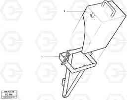 14586 Lock Wedge EL70C VOLVO BM VOLVO BM EL70C, Volvo Construction Equipment