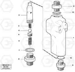 14601 Jetisoning valve EL70C VOLVO BM VOLVO BM EL70C, Volvo Construction Equipment