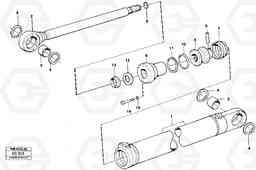 59061 Hydraulic cylinder lifting EL70C VOLVO BM VOLVO BM EL70C, Volvo Construction Equipment