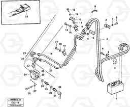 52246 Hydraulic system loader double act.hydr.outlet EL70C VOLVO BM VOLVO BM EL70C, Volvo Construction Equipment