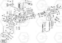 64434 Valve, circuit body and return valve EL70C VOLVO BM VOLVO BM EL70C, Volvo Construction Equipment