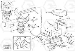 43802 Lever mounting el.hydraulservo system EL70C VOLVO BM VOLVO BM EL70C, Volvo Construction Equipment