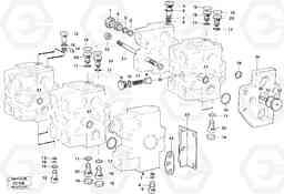 64433 Control valve, excavator unit EL70C VOLVO BM VOLVO BM EL70C, Volvo Construction Equipment
