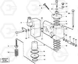 41558 Slide control EL70C VOLVO BM VOLVO BM EL70C, Volvo Construction Equipment