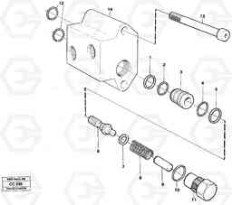 14613 Pressure limiting valve EL70C VOLVO BM VOLVO BM EL70C, Volvo Construction Equipment