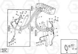 52245 Hydraulic system, outrigger legs EL70C VOLVO BM VOLVO BM EL70C, Volvo Construction Equipment