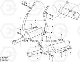 28728 Hydraulic system slewing post EL70C VOLVO BM VOLVO BM EL70C, Volvo Construction Equipment