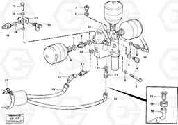 91984 Valve with fitting parts EL70C VOLVO BM VOLVO BM EL70C, Volvo Construction Equipment