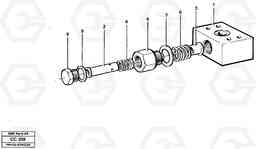 14609 Valve, circuit body and return valve EL70C VOLVO BM VOLVO BM EL70C, Volvo Construction Equipment
